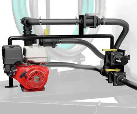 500 Gallon Water Trailer Spray Plumbing