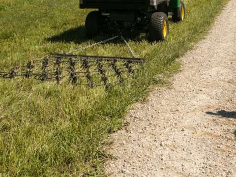 Pull Behind Chain Harrow For ATV Tow Vehicles