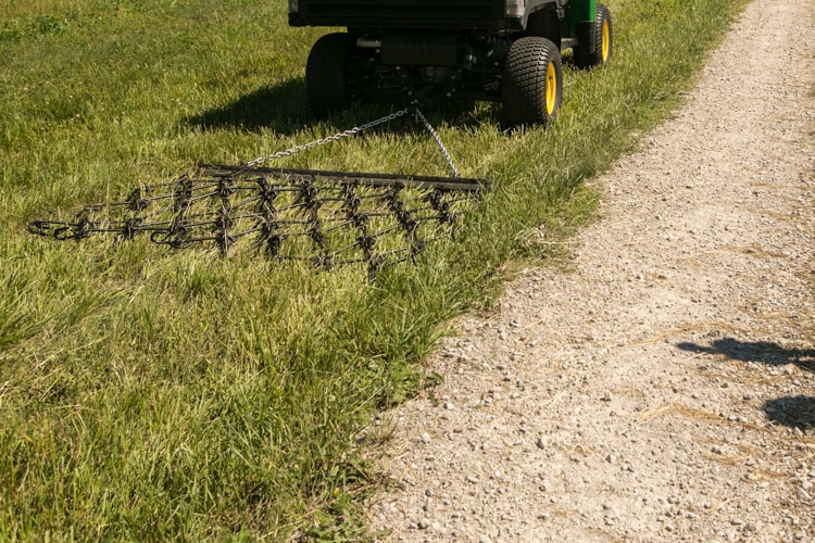 Pull Behind Chain Harrow For ATV Tow Vehicles