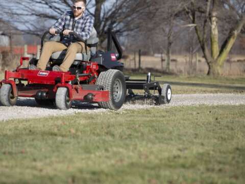 Pull Behind ABI Gravel Grader For Lawn Mowers