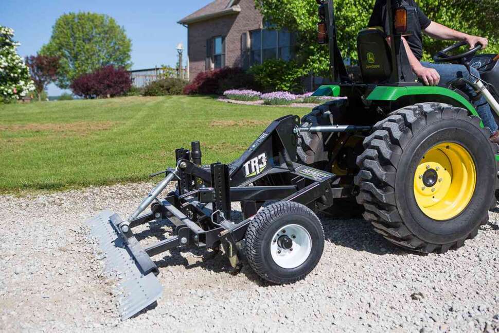 Small Tractor 3-Point Driveway Grader Rural Property