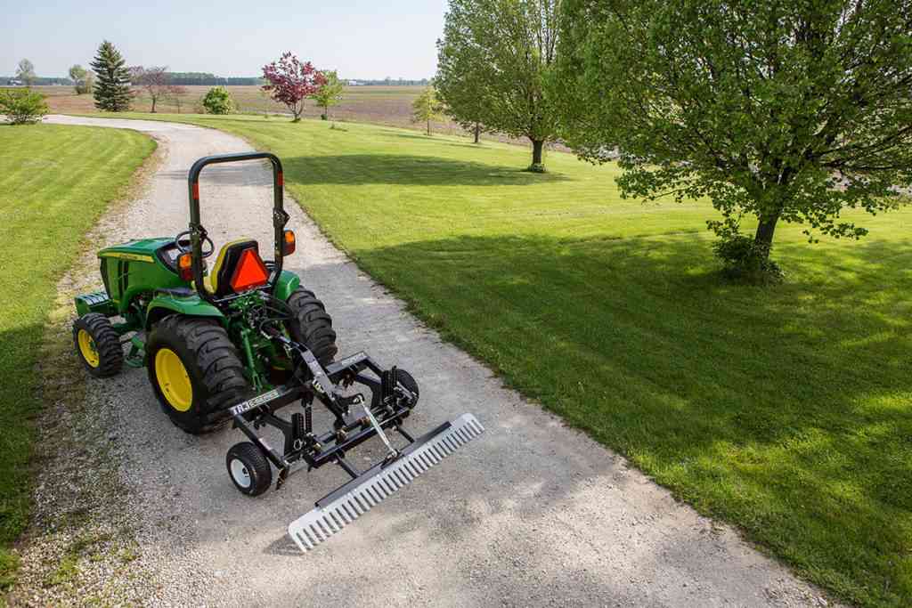 Tractor Driveway Grader Landscape, How To Use A Landscape Rake Level Lawn