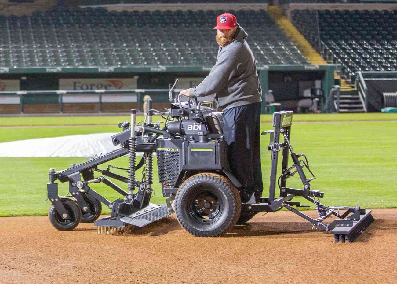 ABI Force ZeroTurn Infield Groomer & Laser Grader ABI Sports Turf