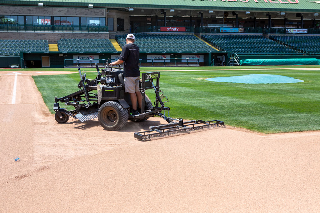 ABI Force ZeroTurn Infield Groomer & Laser Grader ABI Sports Turf