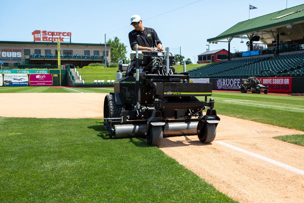 ABI Force ZeroTurn Infield Groomer & Laser Grader ABI Sports Turf