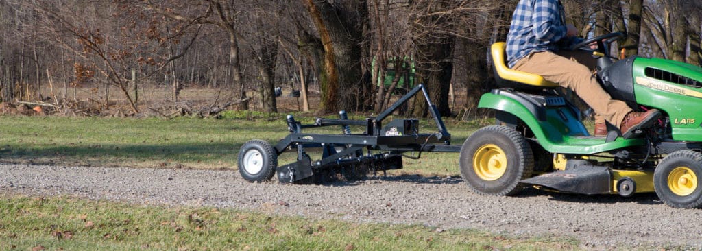 lawn mower grader