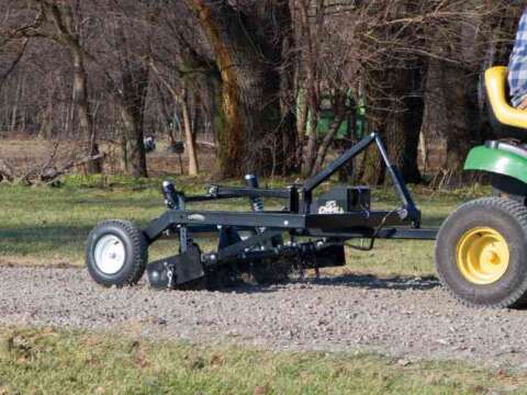 Pull Behind ABI Gravel Grader For John Deere Riding Lawn Mowers