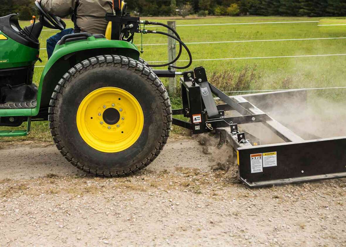 Land Plane Grader, Driveway Grader, Tractor Grader by ABI Attachments