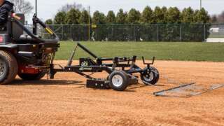 Pull Behind ABI Infield Groomer For Lawn Mowers