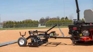 ABI Infield Groomer For Zero-Turn Lawn Mowers With Drag Mat