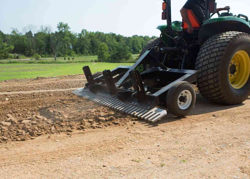 Tr3 Rake Tractor Implement Abi, Abi Landscape Rake