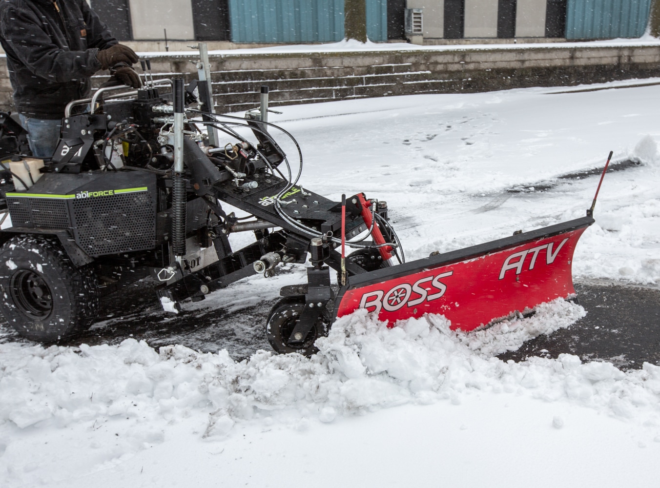 Power Turn System for plow