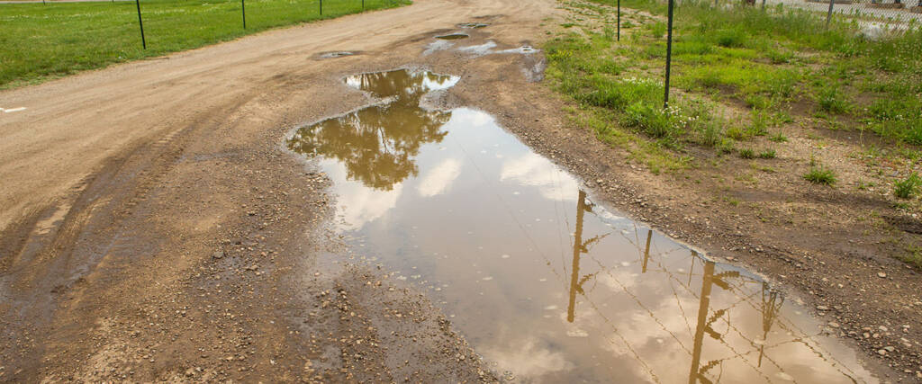 Gravel Driveway Potholes