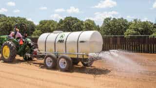 Tractor 1000 Gallon Water Trailer Arena Management