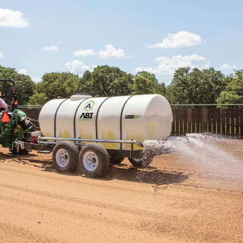 Tractor 1000 Gallon Water Trailer Arena Management