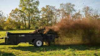 Manure Management Tractor 125 PTO manure spreader