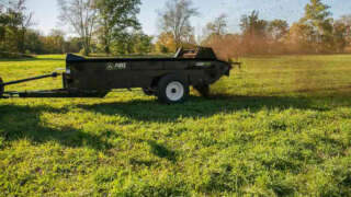 Pull behind 125 PTO pull behind Manure Spreader Manure Management