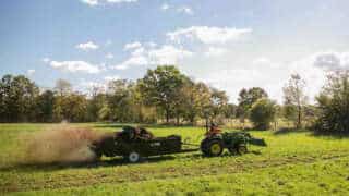 Solid 185 PTO Manure Spreader for tractor