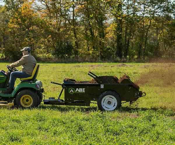 ABI Compact Manure Spreader - 25, 50, & 65 ft³ Ground Driven Spreaders