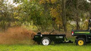 ATV and UTV mini manure spreader