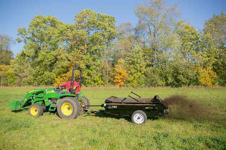 50 cuft PTO Driven ABI Classic Manure Spreader