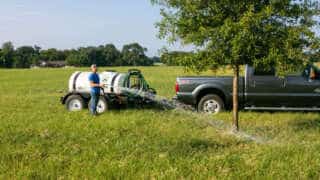 Truck 500 Gallon Water Trailer Watering Landscape