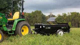Small tractor 50 PTO manure and ABI Manure spreader for sale