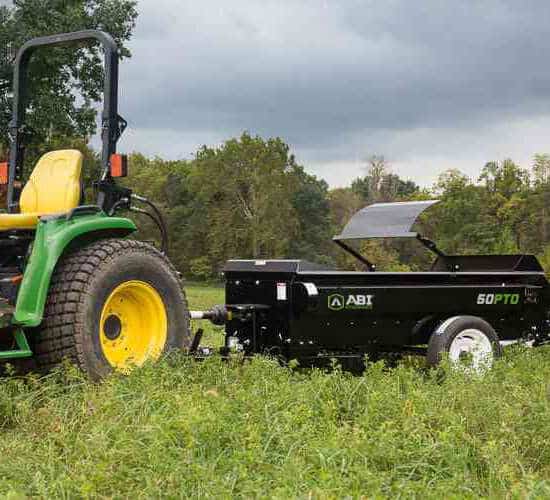 Small tractor 50 PTO manure and ABI Manure spreader for sale