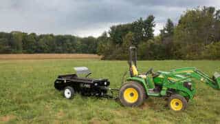 John Deere Tractor 50 PTO and manure spreader