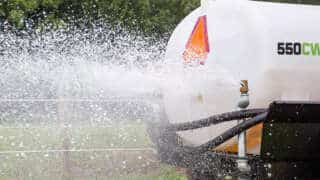 ABI Equine 550 Water Trailer - Spraying