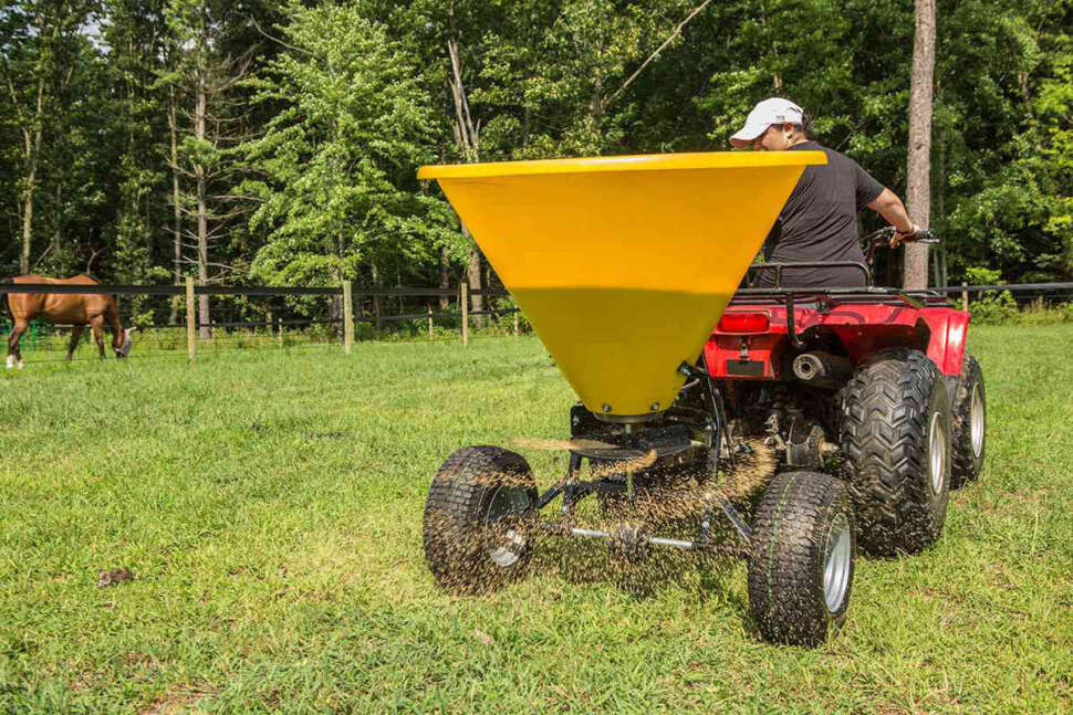 Ground Drive Broadcast Spreader – ABI Attachments