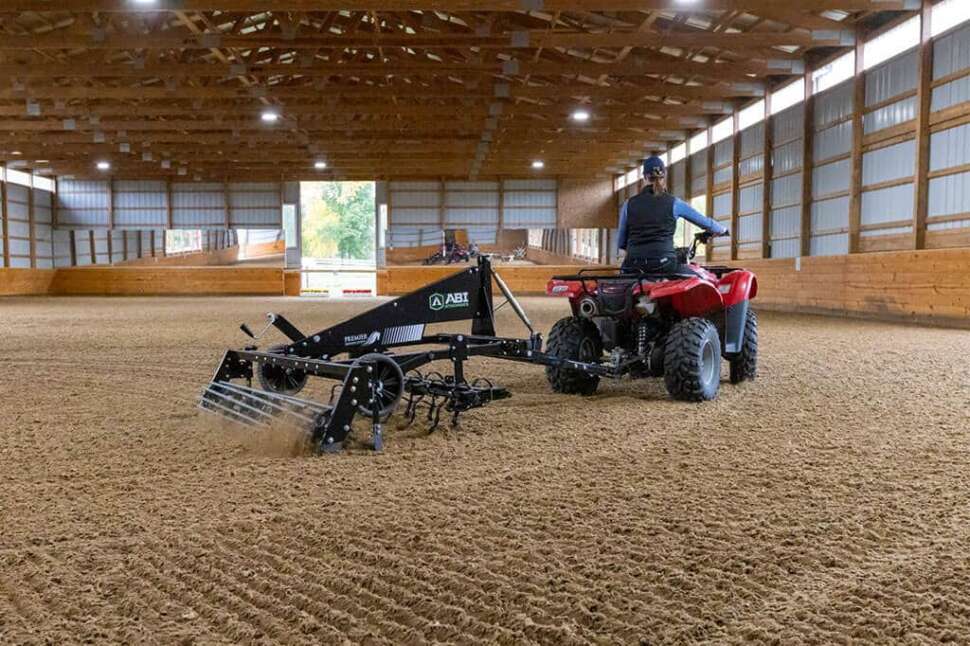 ABI SportPro M1 – Premier Equestrian Edition: ATV/UTV/Golf Cart Arena Groomer for Sand Footing